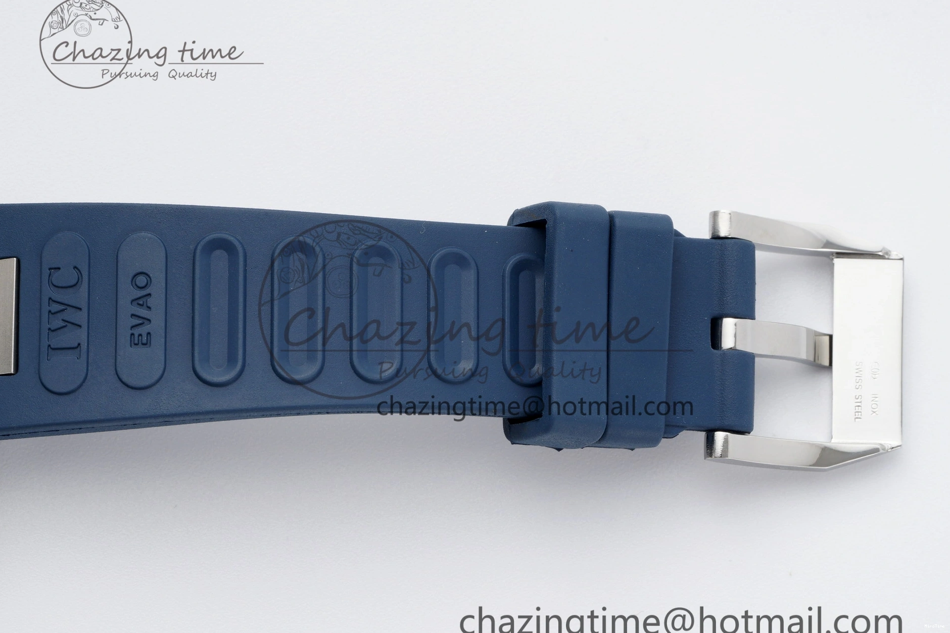 MIROTIME 0518 WellDesigned Aquatimer Automatic SS RSF 1:1 Best Edition Blue Dial on Blue Rubber Strap A 7057